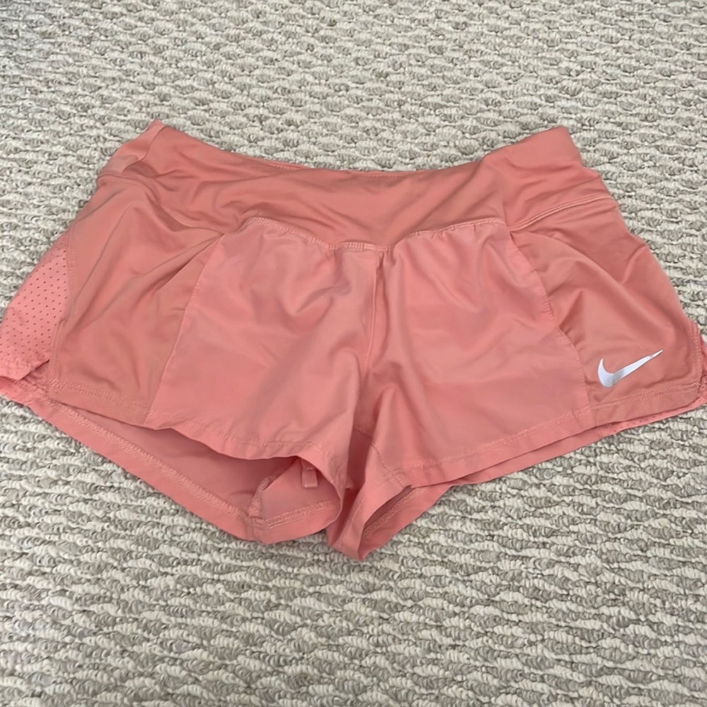 Pink Nike Dri-fit running shorts